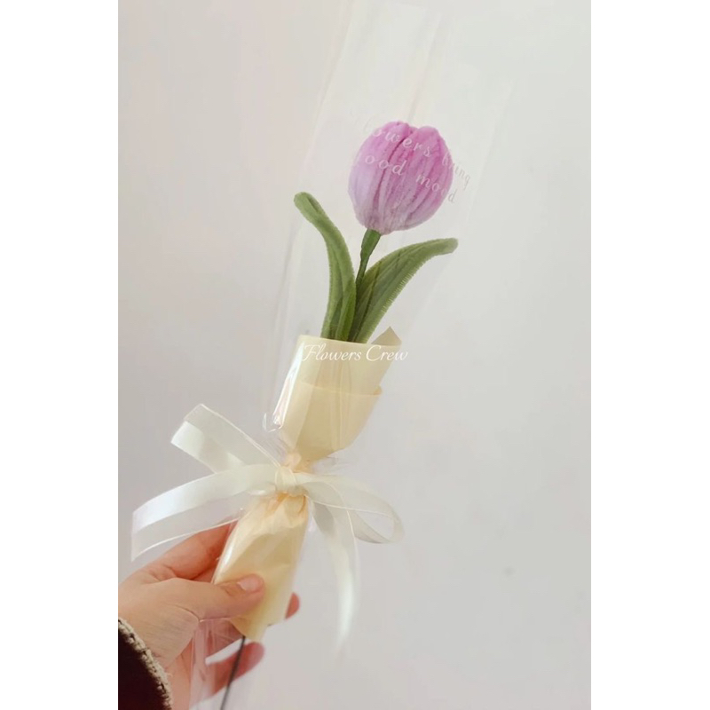 Hoa Tilip Sợi Bông Nhân Tạo Không Héo Tặng Ny Hay Crush