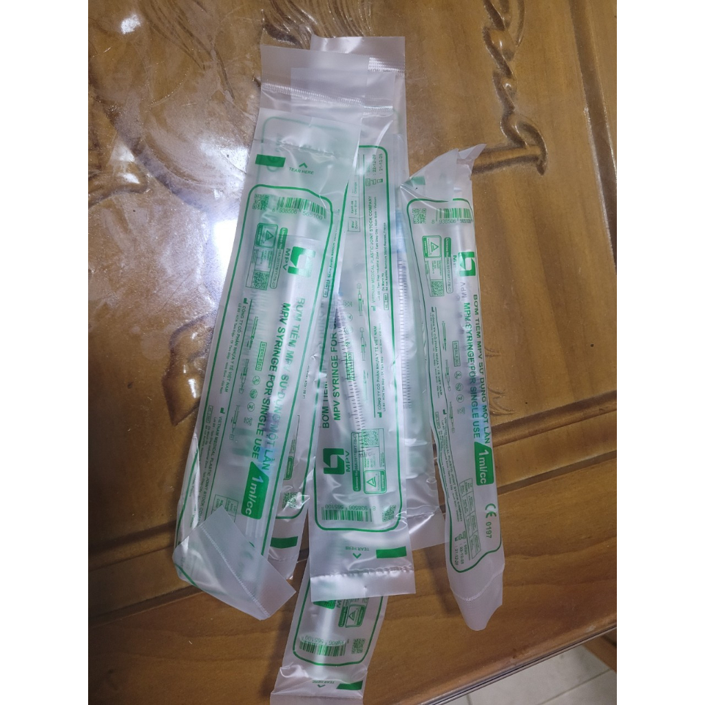 3ml và 1ml xilanh nhựa