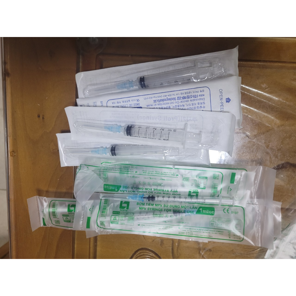 3ml và 1ml xilanh nhựa