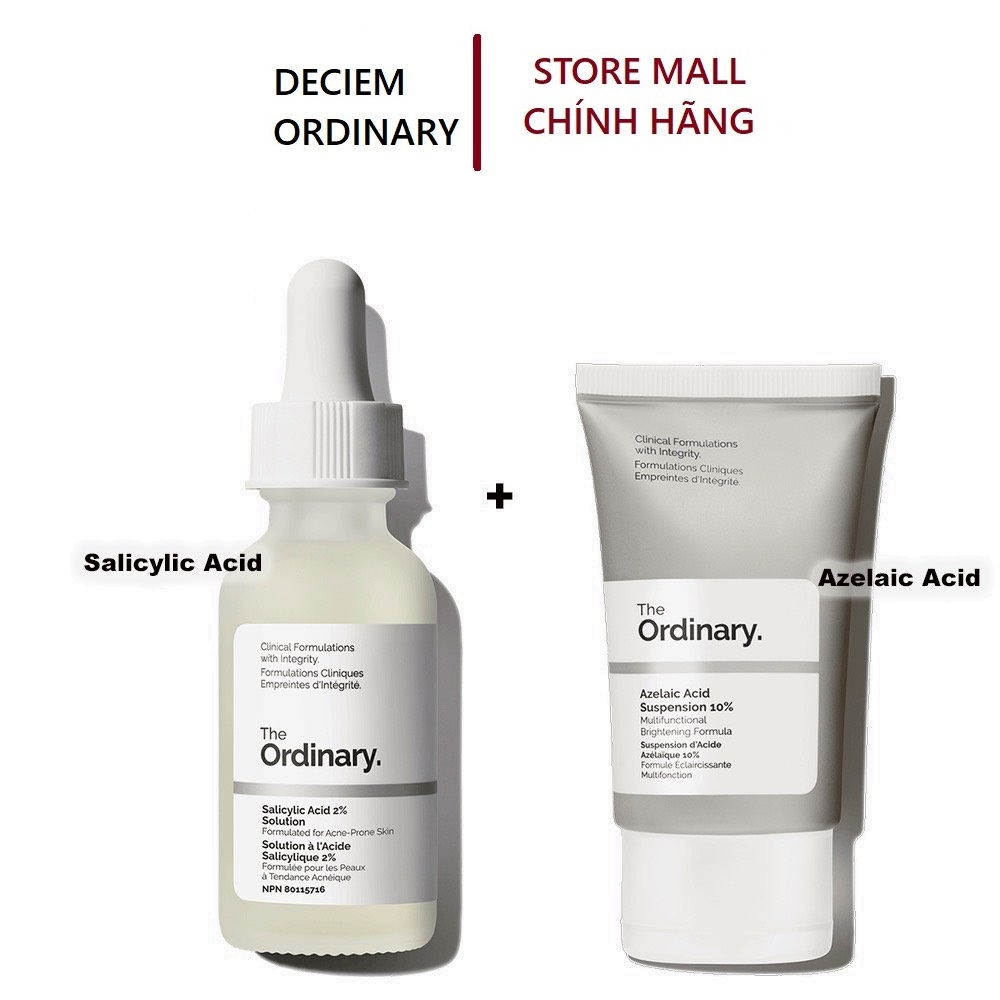 Tinh chất The Ordinary Axit Salicylic 30ml và Axit Azelaic