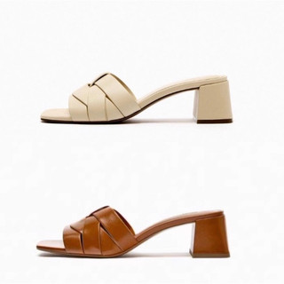 (Order)🌸 ZR GUỐC QUAI XOẮN  GÓT VUÔNG 7cm