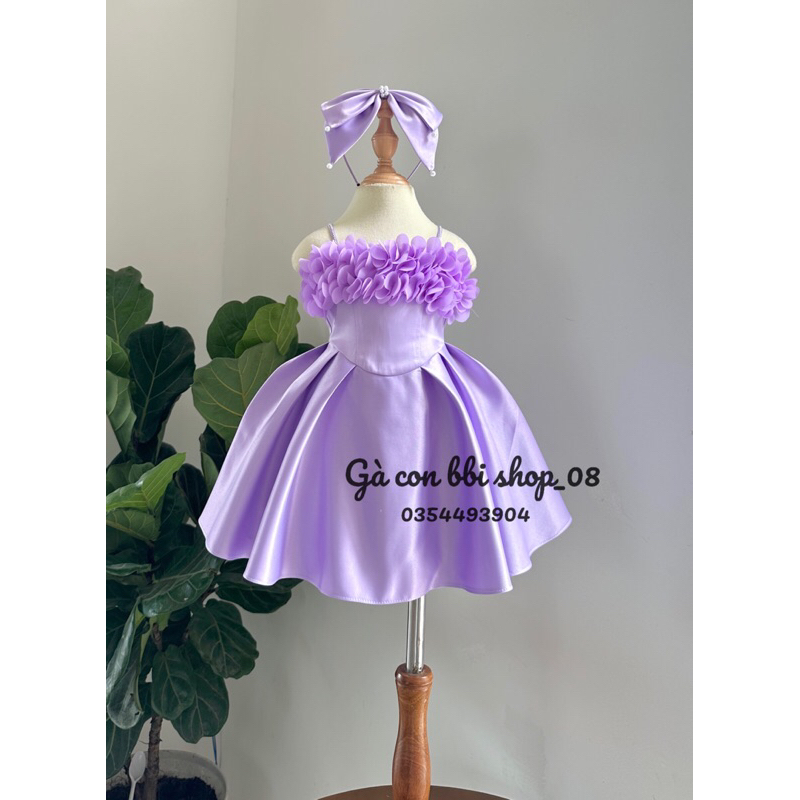 VÁY HÈ HAI DÂY KẾT HOA