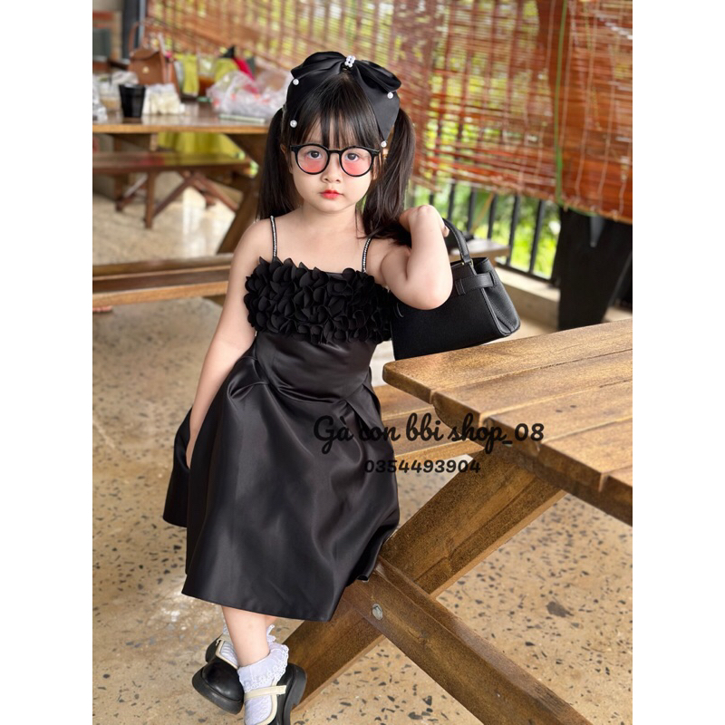 VÁY HÈ HAI DÂY KẾT HOA