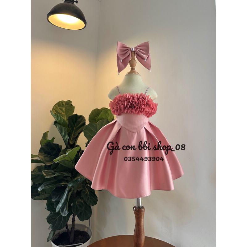 VÁY HÈ HAI DÂY KẾT HOA