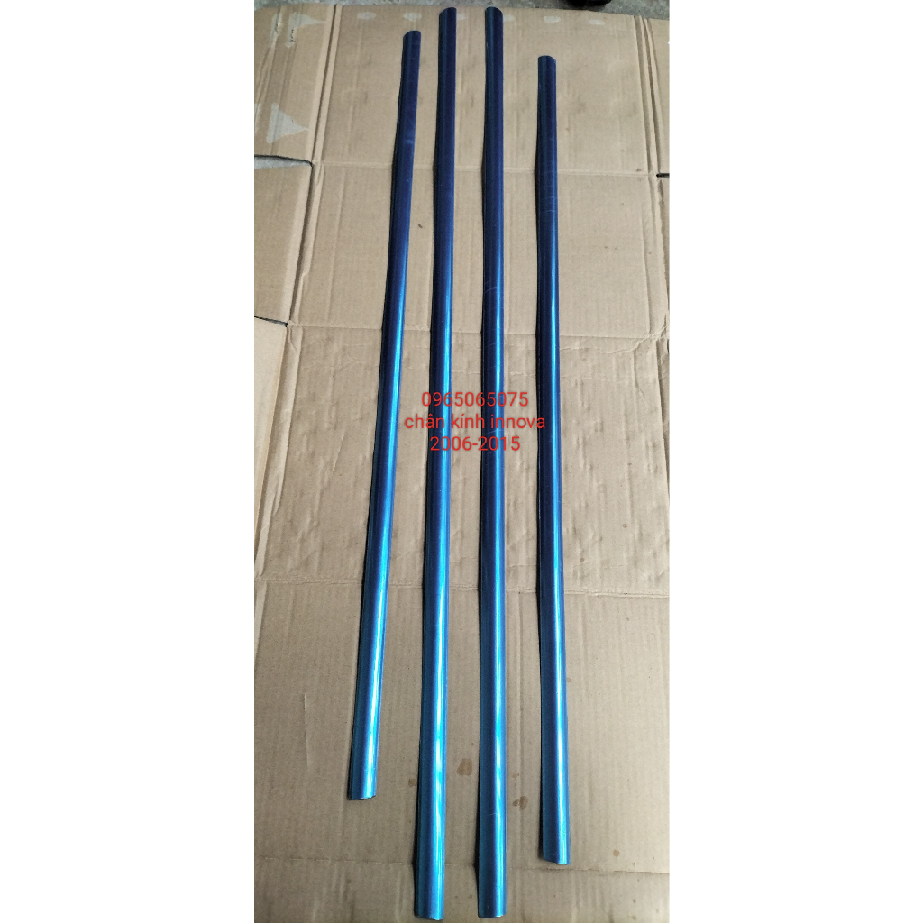 nẹp viền chân kính innova 2006-2015 và 2017-2022 chất liệu inox