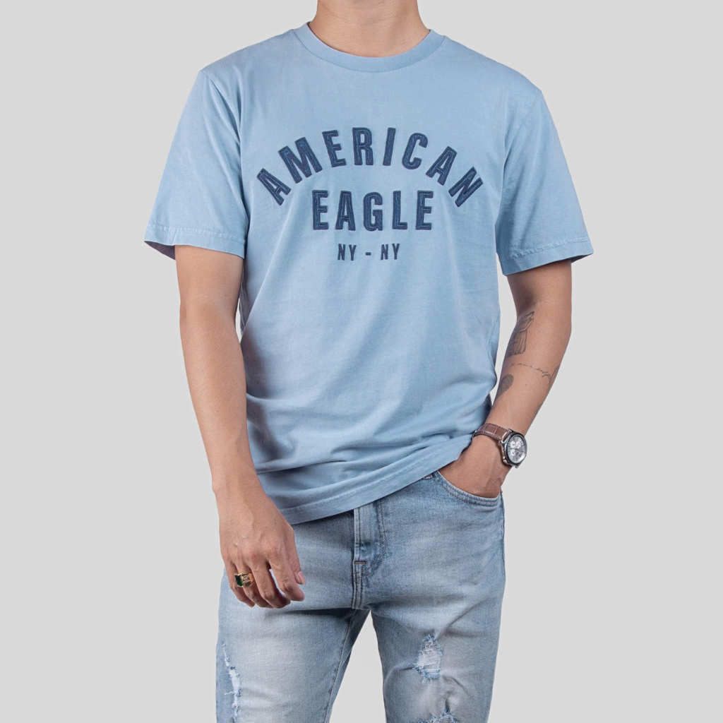 Áo thun Cổ Tròn Eagle- Chất Liệu Cotton Thoáng Mát- Phong Cách Thời Trang