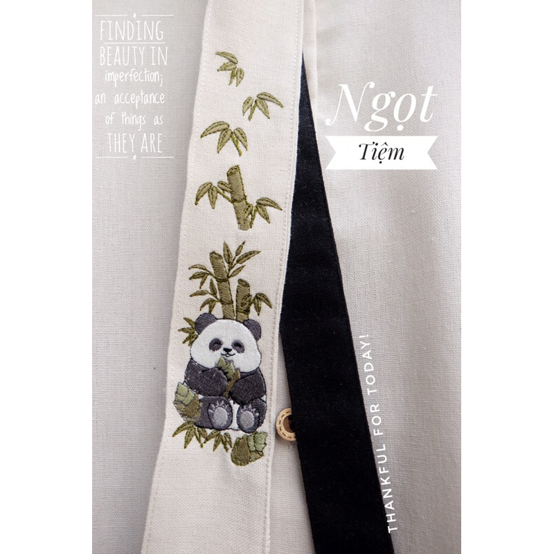 Sơ Mi Thêu Panda