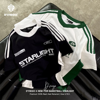 Áo Tshirt nam nữ Unisex Sport Tee STARLIGHT chính hãng - D'VIEGO chất liệu cotton thấm hút form dáng thể thao
