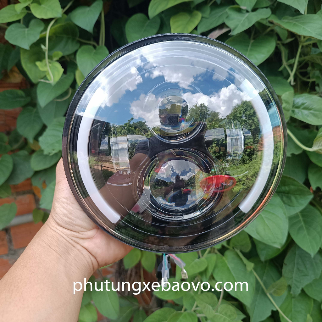 Đèn pha LED 7inch thích hợp gắn vào gáo đèn hoặc độ chế