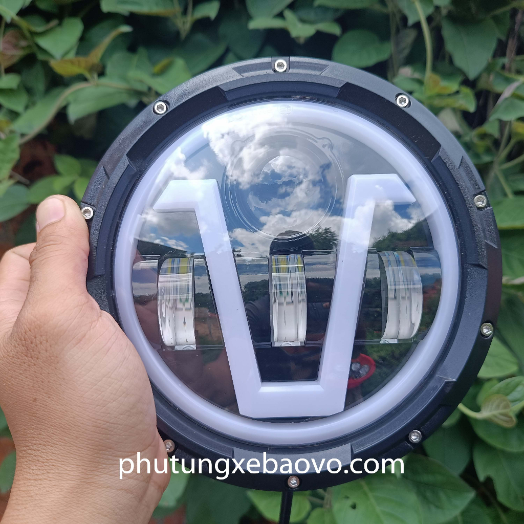 Đèn pha LED 7inch thích hợp gắn vào gáo đèn hoặc độ chế