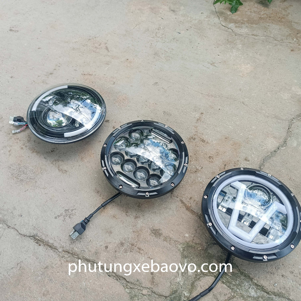 Đèn pha LED 7inch thích hợp gắn vào gáo đèn hoặc độ chế