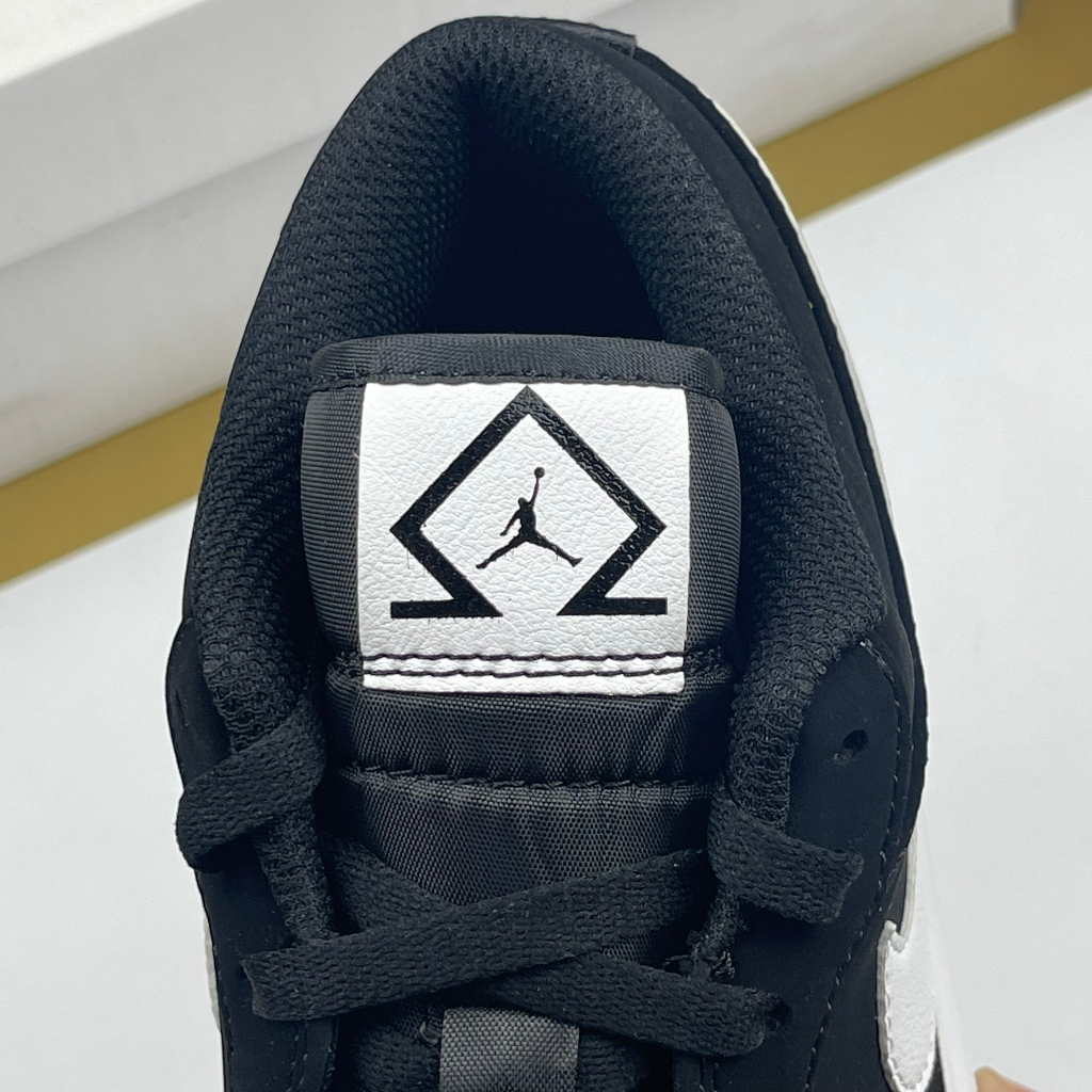 Giày JD1 Low Diamond Boyz 2022, JD1 Thấp Đen Trắng Đế Trong - Than.Shoes