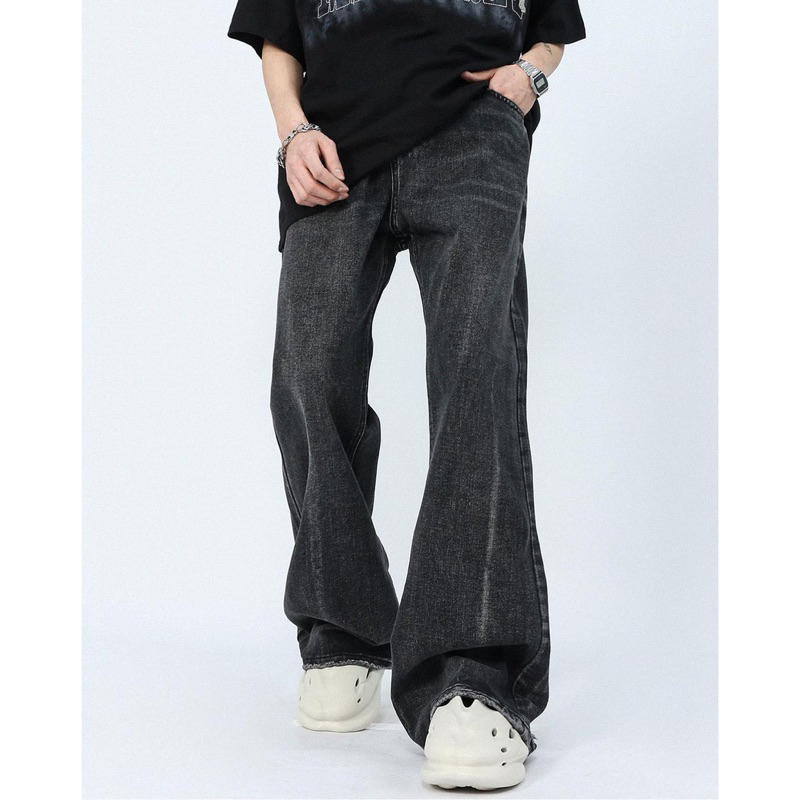 Quần jean loe xám mijko