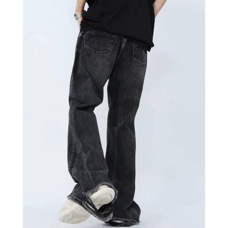 Quần jean loe xám mijko