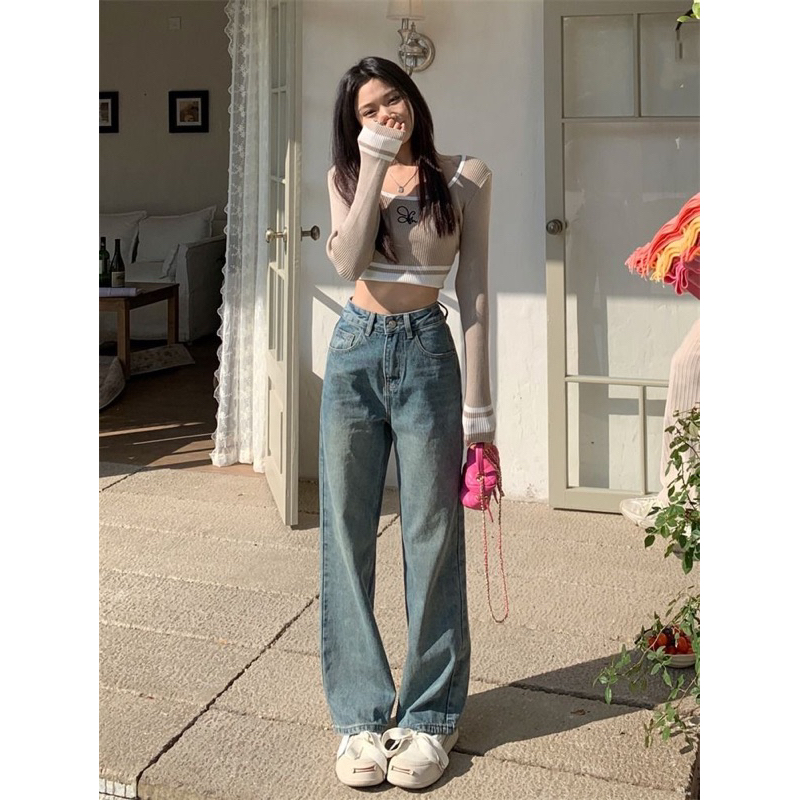 HOT - QUẦN JEAN XANH LƯNG CAO MÀU MÀI SIÊU HACK DÁNG