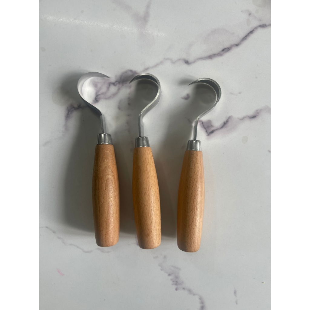 Dao móc Cạo Nạo vỏ không gỉ   - chuyên dùng cho cây sầu riêng, mít