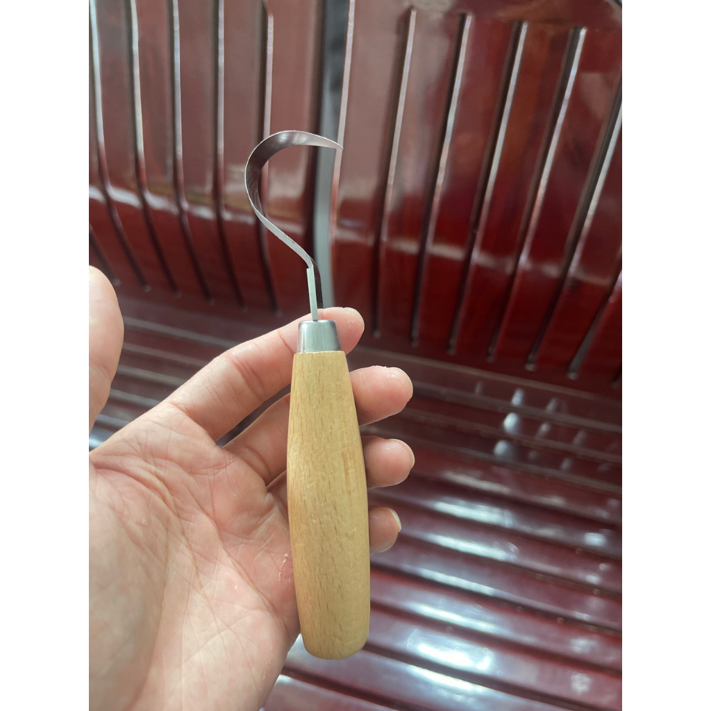 Dao móc Cạo Nạo vỏ không gỉ   - chuyên dùng cho cây sầu riêng, mít