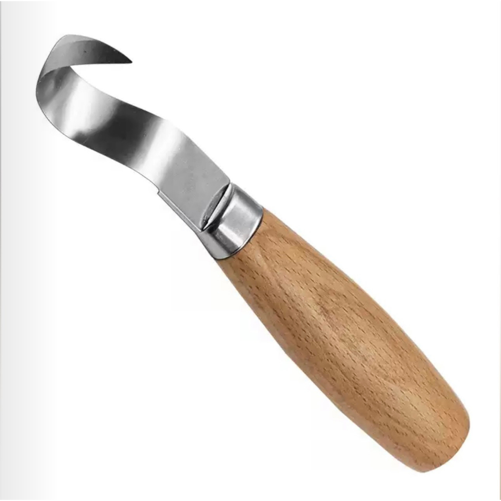 Dao móc Cạo Nạo vỏ không gỉ   - chuyên dùng cho cây sầu riêng, mít