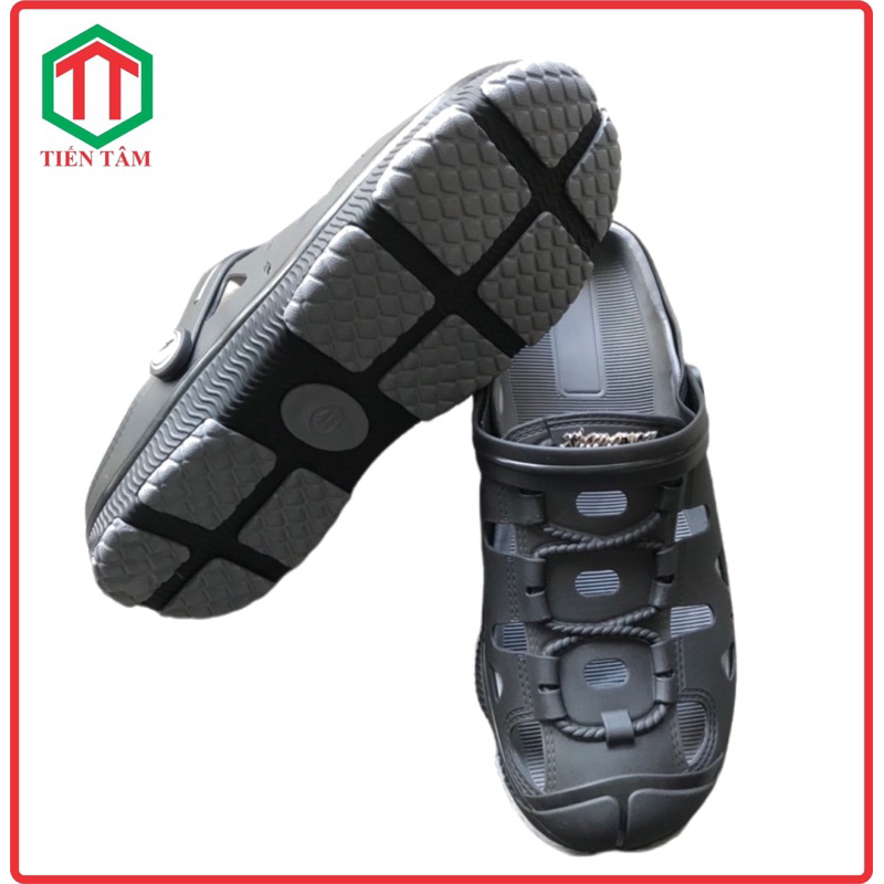 Sandal nhựa siêu nhẹ nam, size 40-44, form nhỏ tăng size