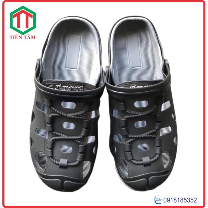 Sandal nhựa siêu nhẹ nam, size 40-44, form nhỏ tăng size