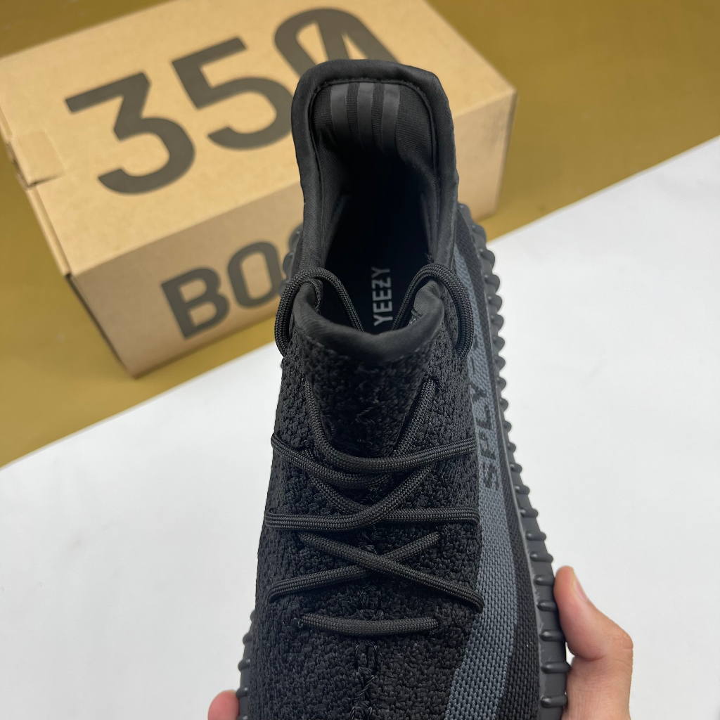 Giày Yz350 V2 Stripe Sample, Yz 350 Đen Sọc Xám - Than.Shoes