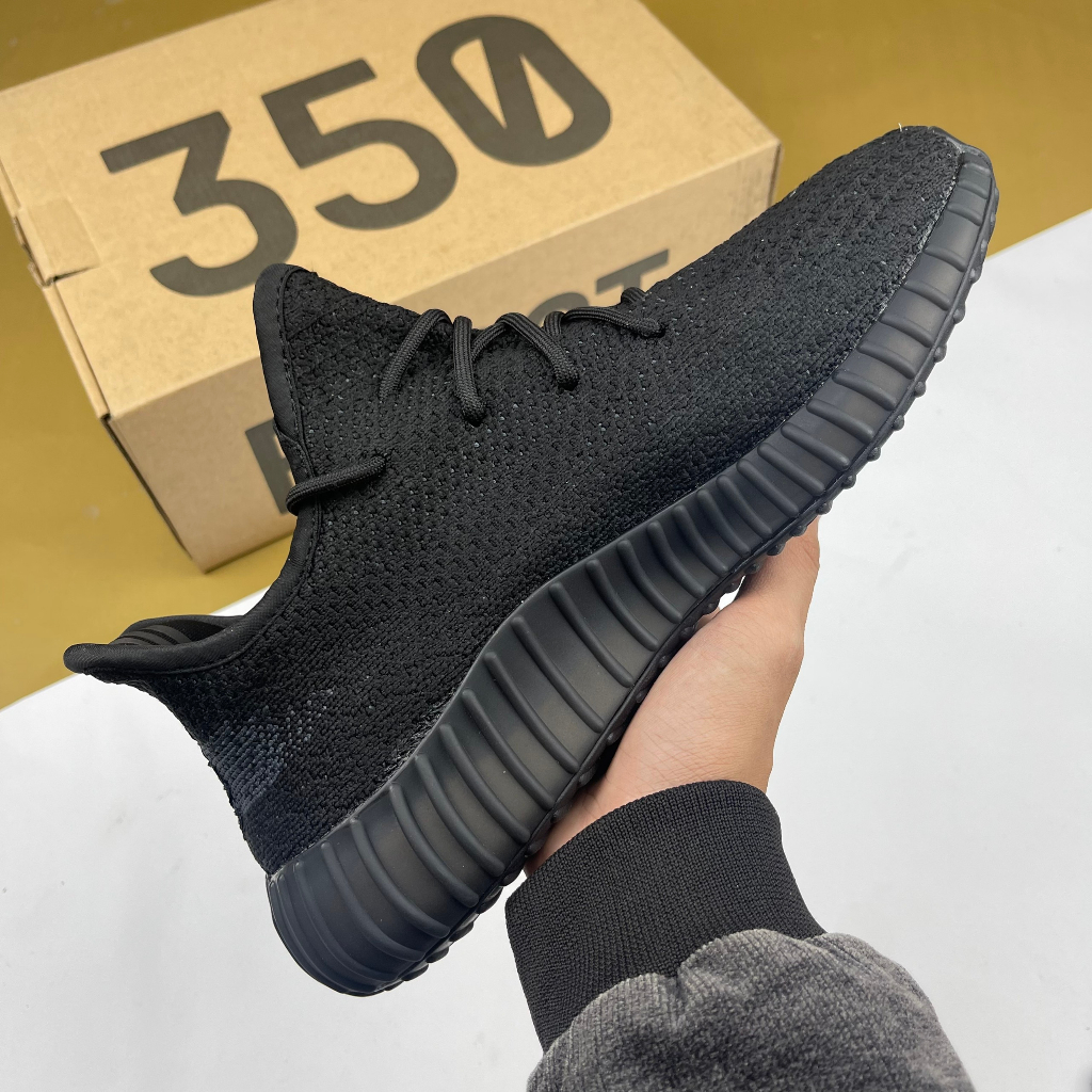 Giày Yz350 V2 Stripe Sample, Yz 350 Đen Sọc Xám - Than.Shoes