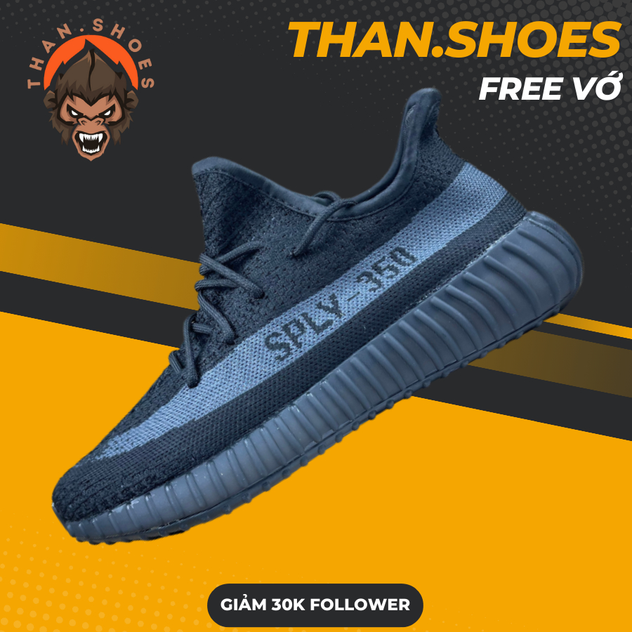 Giày Yz350 V2 Stripe Sample, Yz 350 Đen Sọc Xám - Than.Shoes