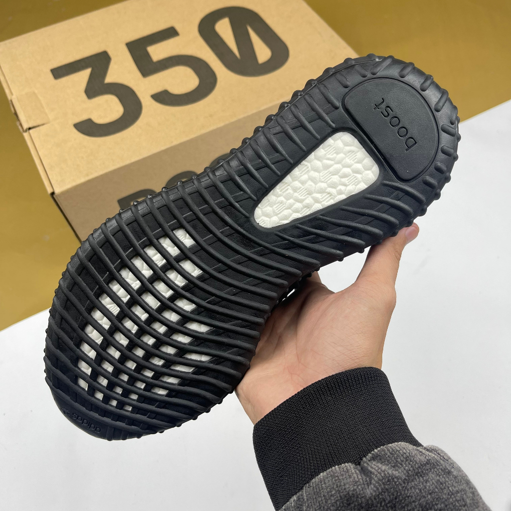 Giày Yz350 V2 Stripe Sample, Yz 350 Đen Sọc Xám - Than.Shoes