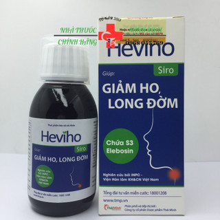 Siro Heviho chai 100ml – Giúp giảm ho, long đờm cho trẻ