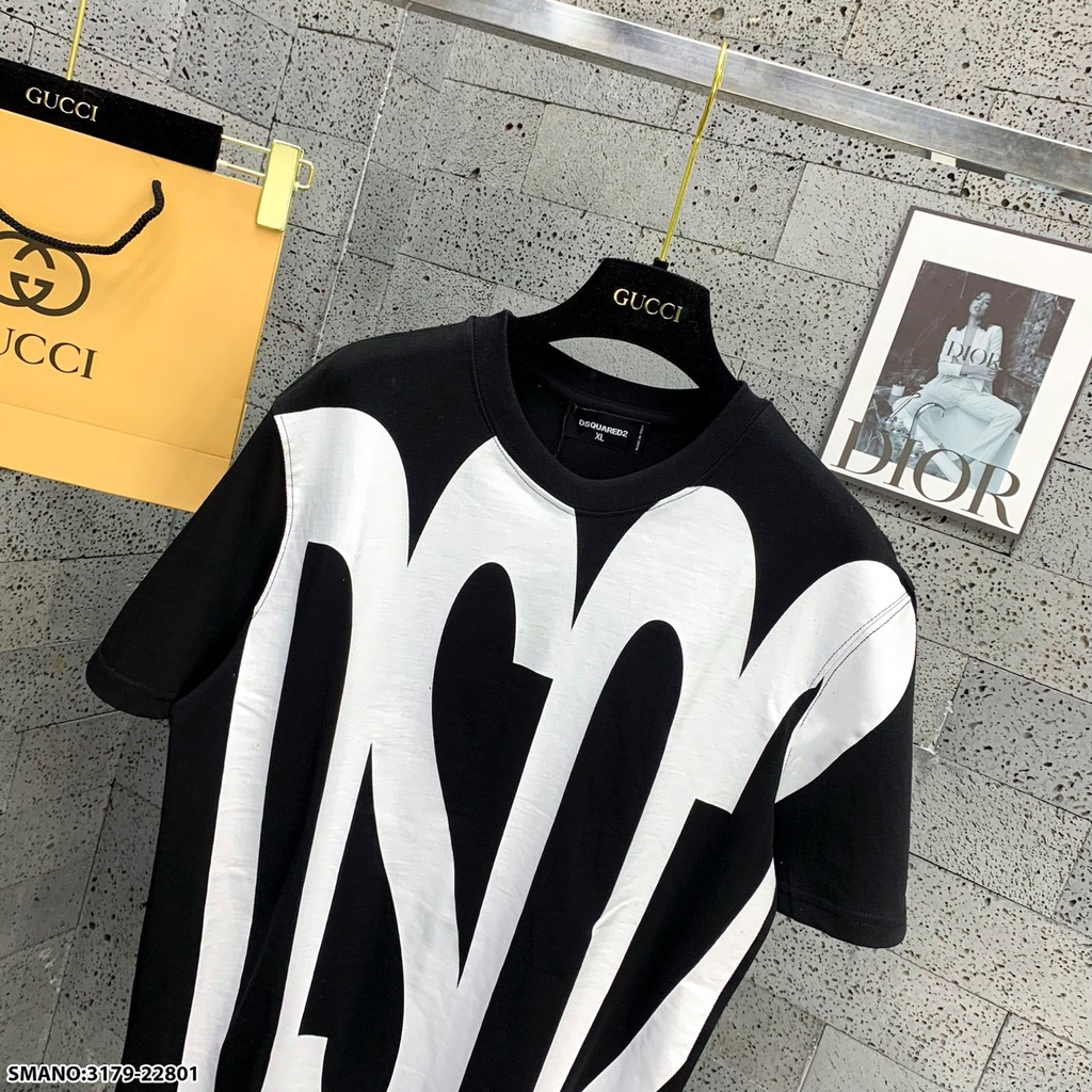 🔥Hot🔥Áo Phông Nam DSQ Chữ To Hàng Cao Cấp - Áo Thun Nam DSQ Chất Cotton Co Giãn 4 Chiều Đẳng Cấp Thời Trang Hè 2023.