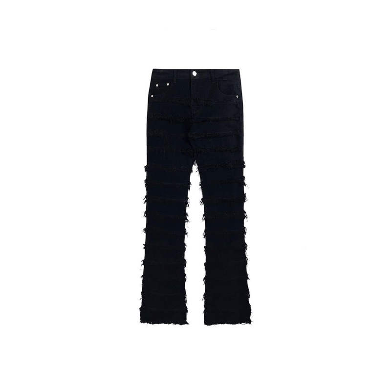Quần jeans đen dáng slim ôm chân