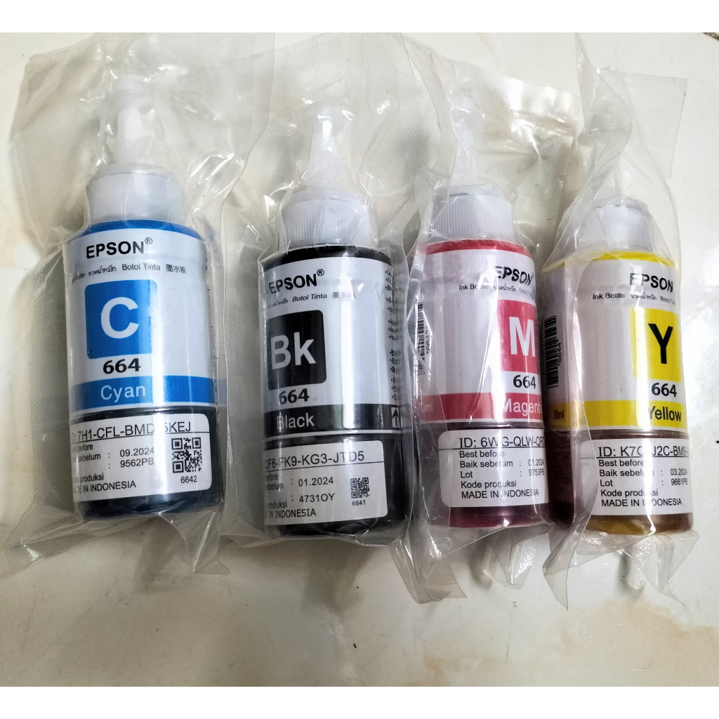 Mực màu 664 cho máy in EPSON L300 / L310 / L350 / L360 / L1300 / L100 / L120 / L200 / L210 / L565 / L355 / L361