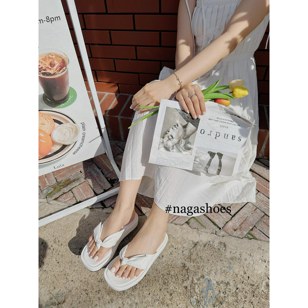 DÉP KẸP NAGASHOES QUAI GÚT 4CM NAD211