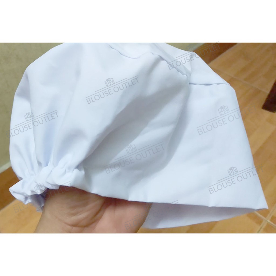 Mũ blouse trắng bác sĩ, điều dưỡng, y tá - Mũ vải blue trắng dược sĩ
