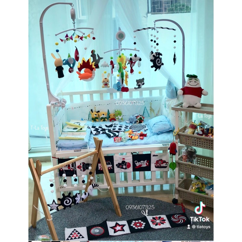 treo nôi handmade theo yêu cầu của khách hàng