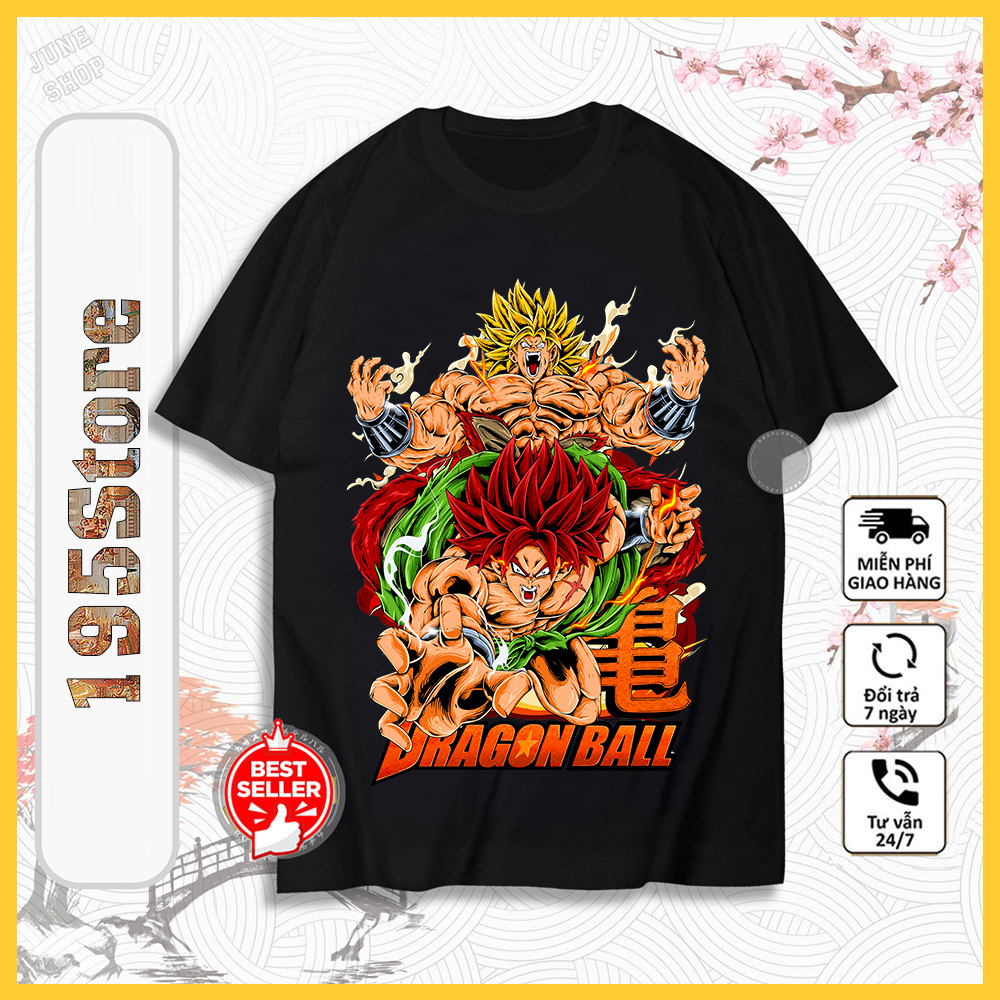 Áo Anime Dragon Ball, Áo Songoku mẫu mới, chất thun co giãn 4 chiều, thoáng mát