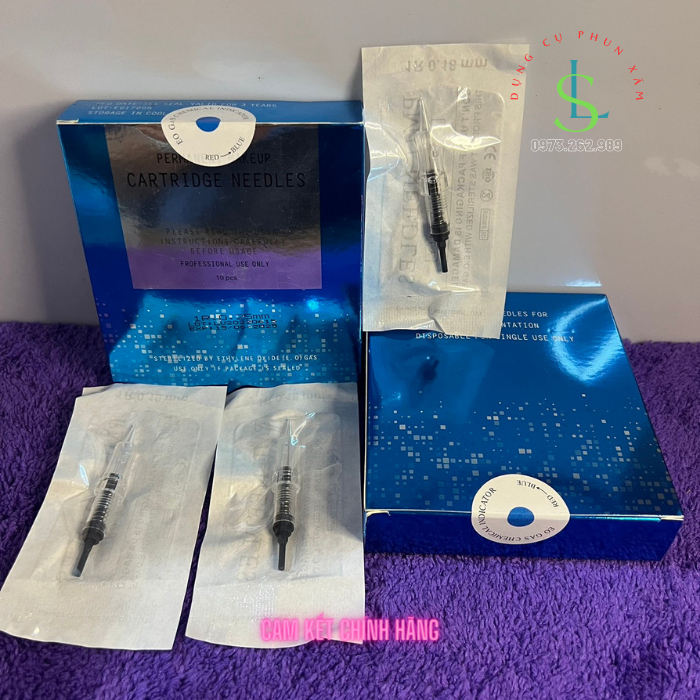 Kim máy Black Pearl 3 hộp xanh , kim máy kỹ thuật số dùng trong phun xăm, kim phun xăm / linhshop-hn