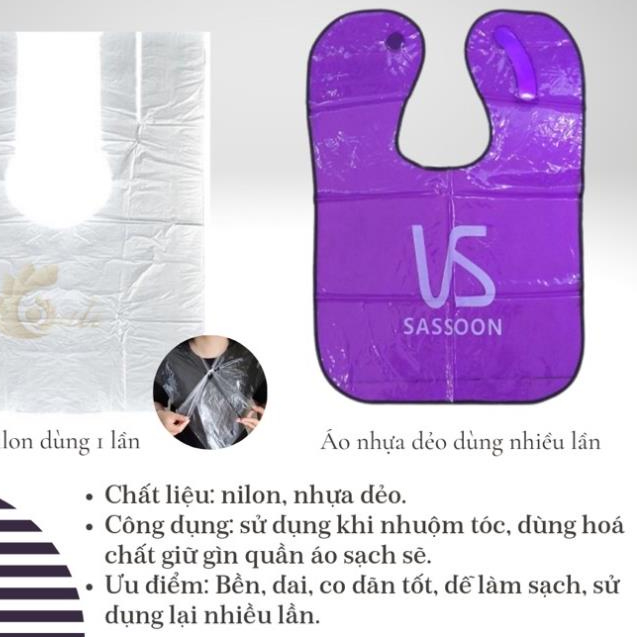 Áo choàng dùng khi nhuộm tóc