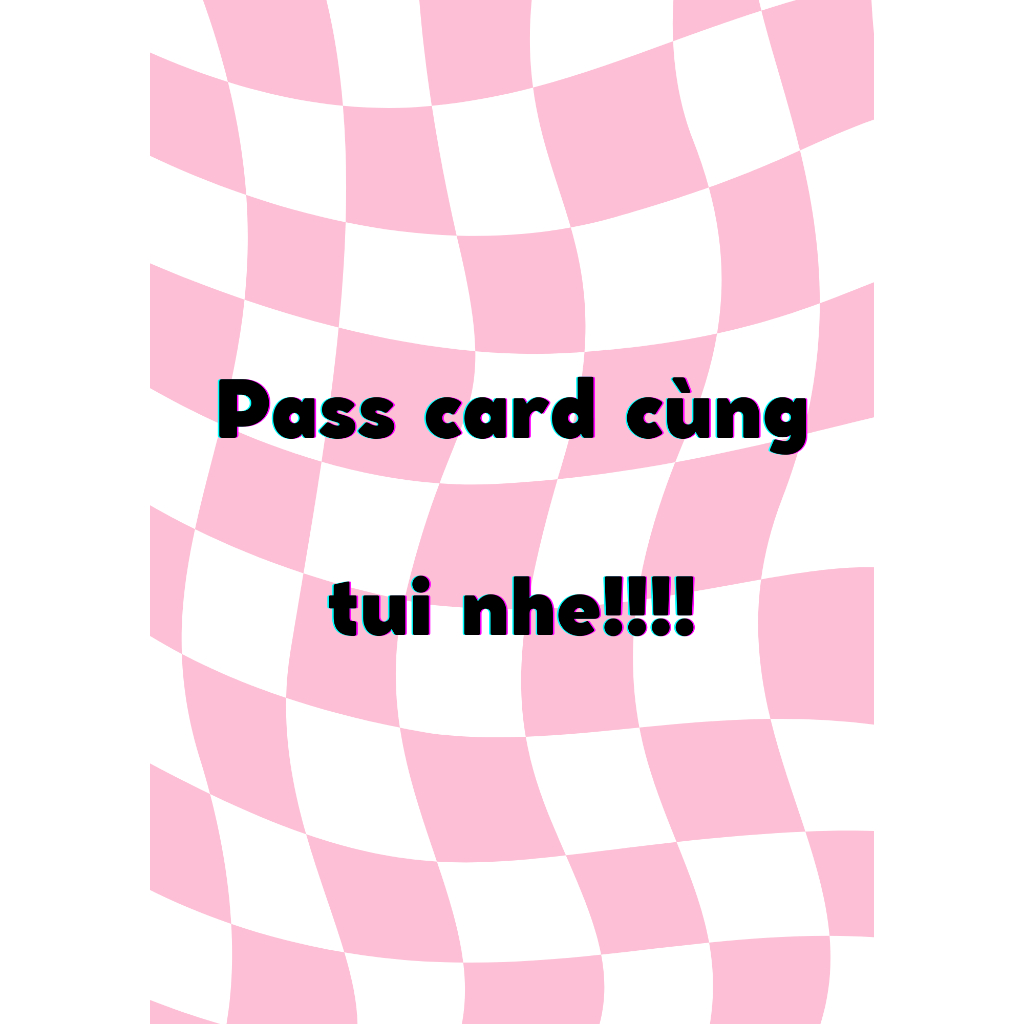 Pass card anime