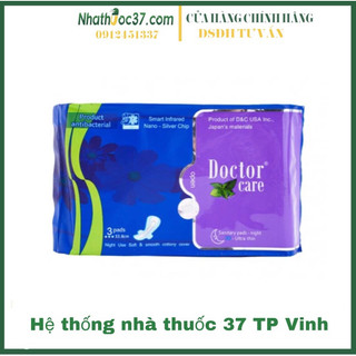 Băng vệ sinh Doctor Care ban đêm thấm hút gấp 5 lần băng thông thường, chống tràn tuyệt đối
