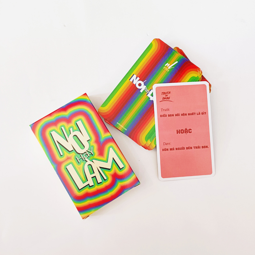 Bộ bài Nói Hay Làm Offical, Lói Hay Lèm 30 lá Drinkinggame truth or dare Việt hoá dành cho nhóm bạn