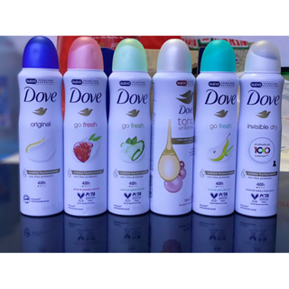 Xịt khử mùi Dove go fresh Nữ 150ml