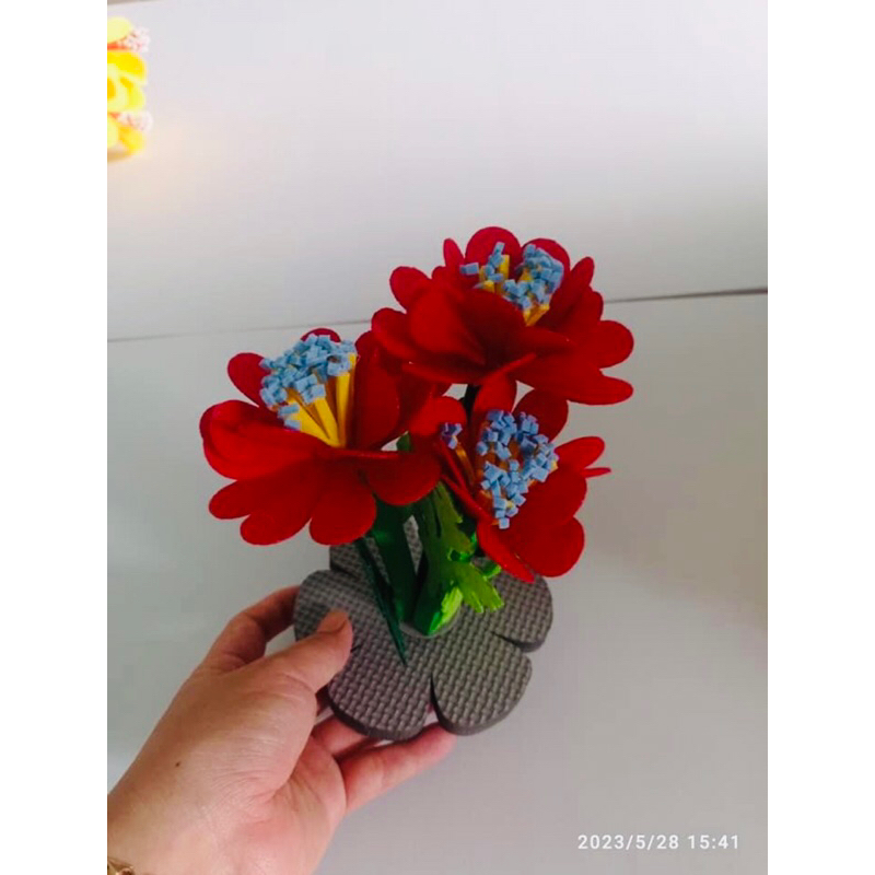 Bụi hoa, khóm hoa, cây hoa bằng nỉ