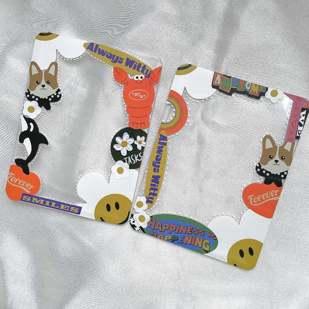 Toploader decor sticker size A7