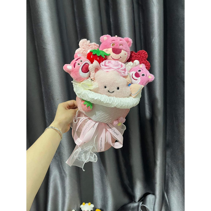Hoa gấu bông Lotso - Hoa móc len Sản phẩm đang hot trên mạng xã hội