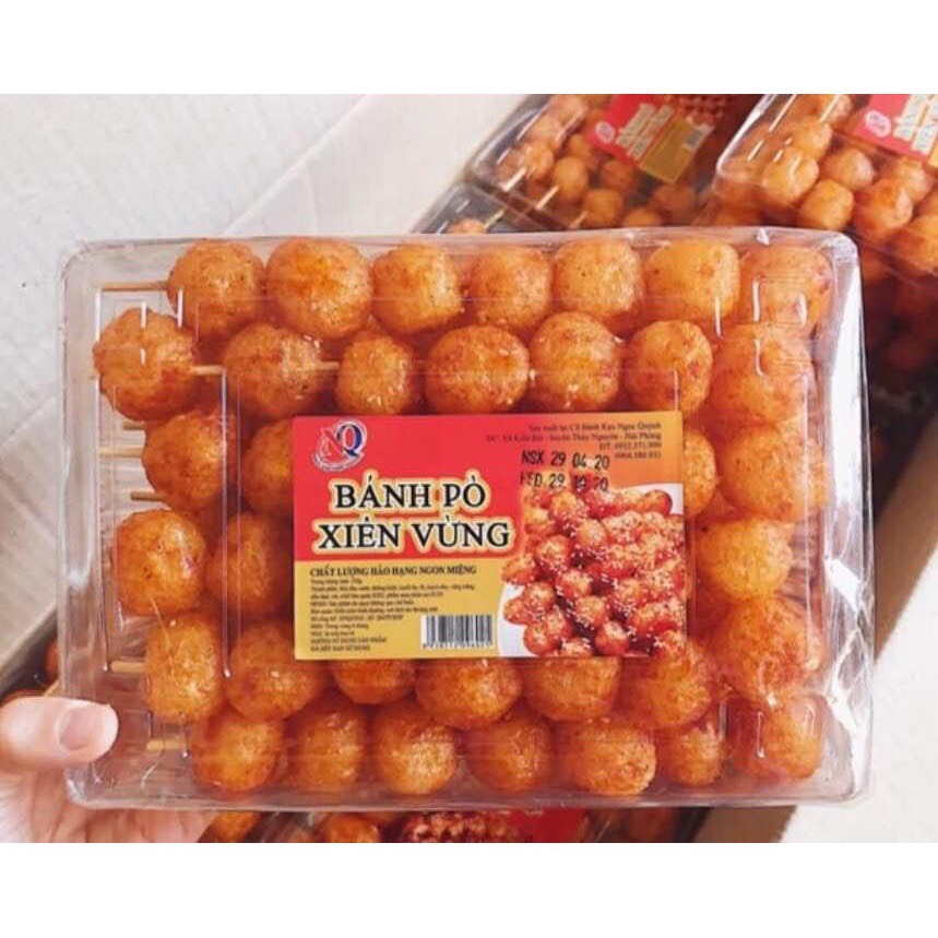 Combo 3 Hộp Bánh Pò Quẩy hộp, Bánh pò xiên vừng, Bánh pò miếng vừng Loại Ngon