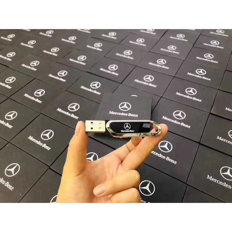 Usb Mercedes-Benz 32gb Sẵn 2500 Bài Nhạc MP3 Nhiều Thể Loại  có hộp làm quà tăng cực sang chảnh