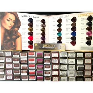 Thuốc nhuộm tóc tự cân bằng thế hệ mới 126XCITY, thuốc nhuộm không tẩy, tự cân bằng nền tóc