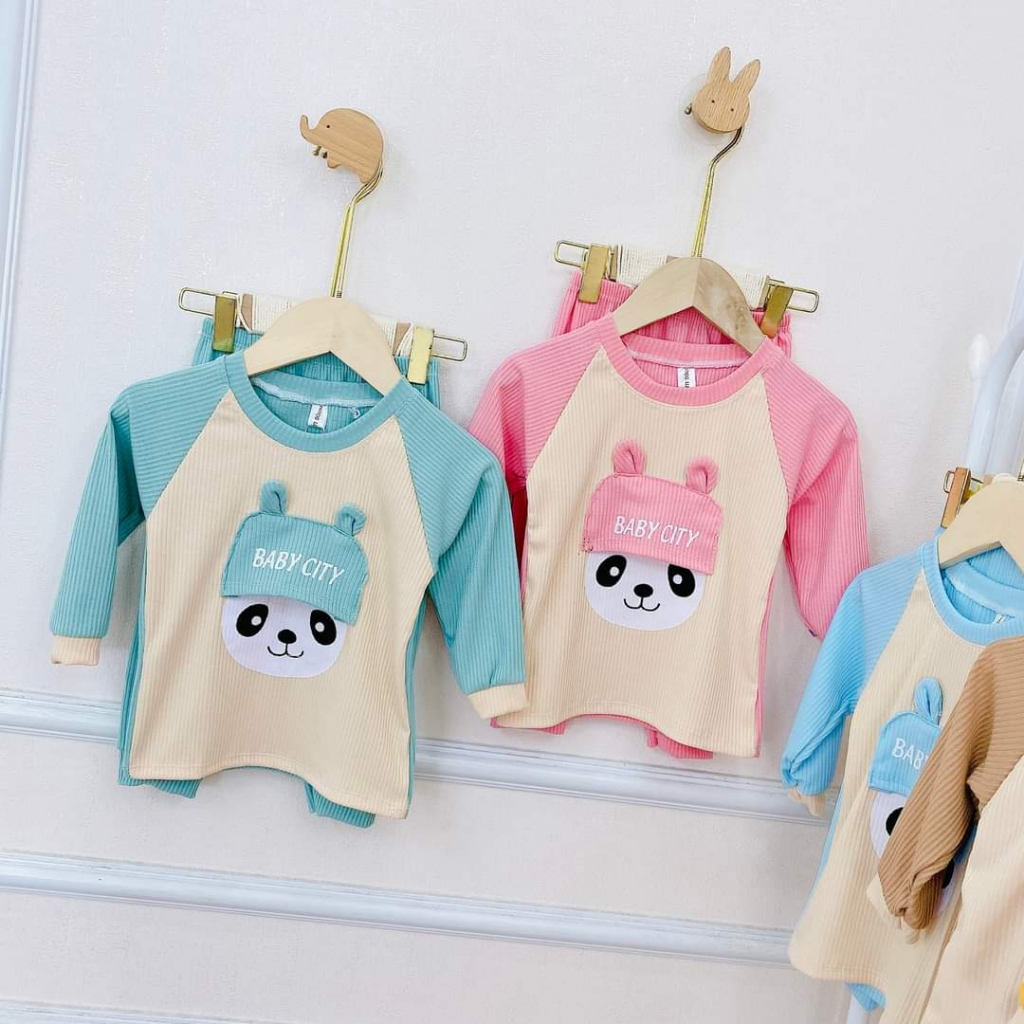 Bộ dài tay bé trai , bộ dài tay bé gái chất Len từ 5kg đến 5kg - JKIDS