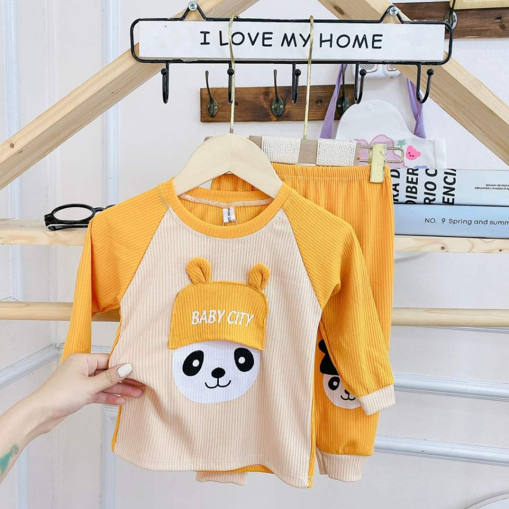 Bộ dài tay bé trai , bộ dài tay bé gái chất Len từ 5kg đến 5kg - JKIDS